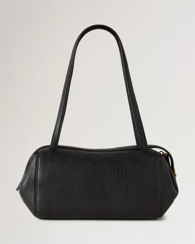 Meadow Small Shoulder Bag Black Natural Grain Mini & Micro Bags