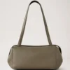 Meadow Small Shoulder Bag Linen Green Natural Grain