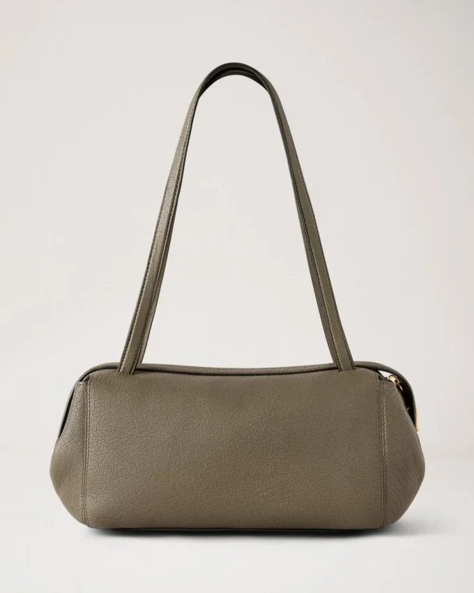 Meadow Small Shoulder Bag Linen Green Natural Grain