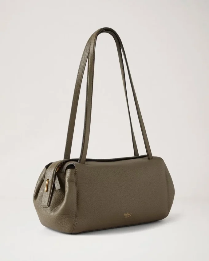 Meadow Small Shoulder Bag Linen Green Natural Grain