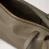 Meadow Small Shoulder Bag Linen Green Natural Grain