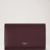 Medium Continental French Purse Black Cherry Small Classic Grain