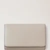 Medium Continental French Purse Chalk Small Classic Grain