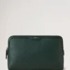 Medium Cosmetic Pouch Mulberry Green Small Classic Grain