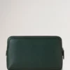Medium Cosmetic Pouch Mulberry Green Small Classic Grain