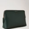 Medium Cosmetic Pouch Mulberry Green Small Classic Grain