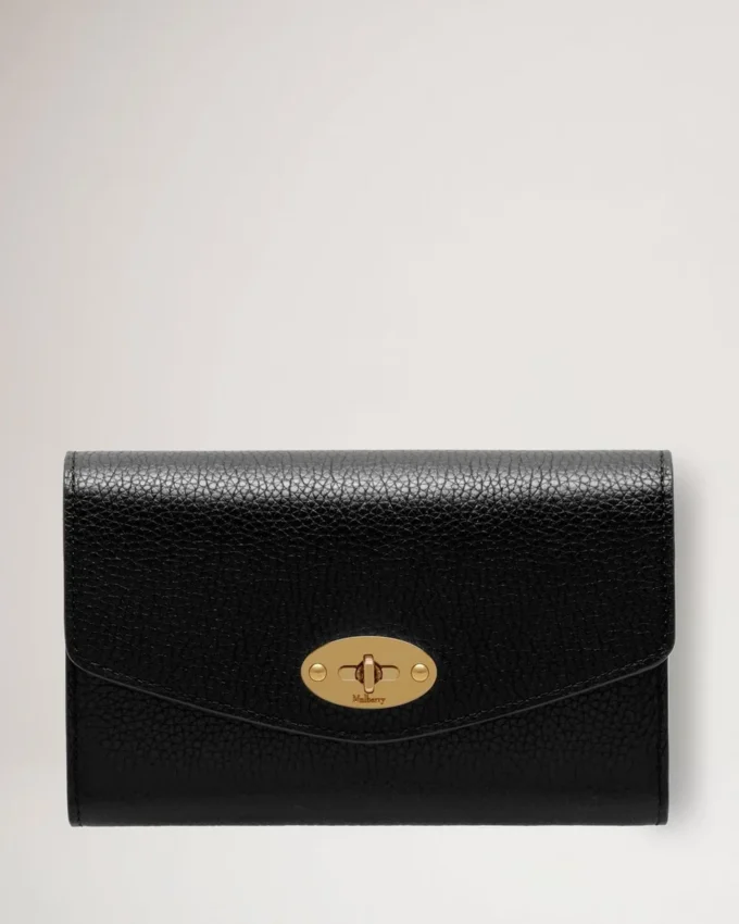 Medium Darley Wallet Black Small Classic Grain Women