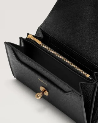 Medium Darley Wallet Black Small Classic Grain Women