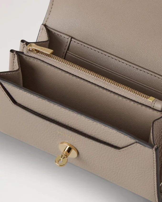 Medium Darley Wallet Cashmere Taupe Small Classic Grain