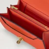 Medium Darley Wallet Coral Orange Small Classic Grain