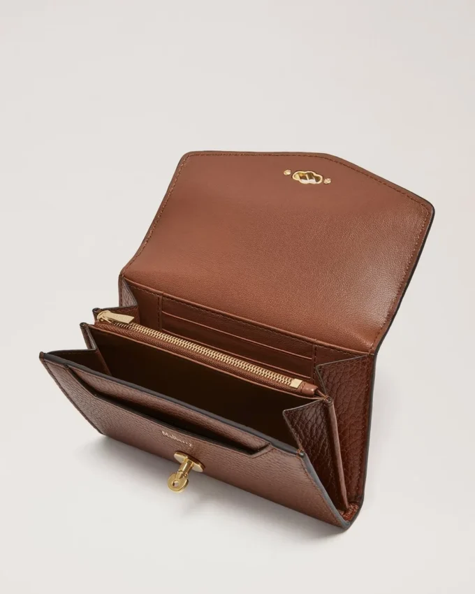 Medium Darley Wallet Oak Two-Tone Small Classic Grain