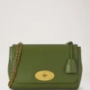 Medium Lily Fern High Shine Leather Women