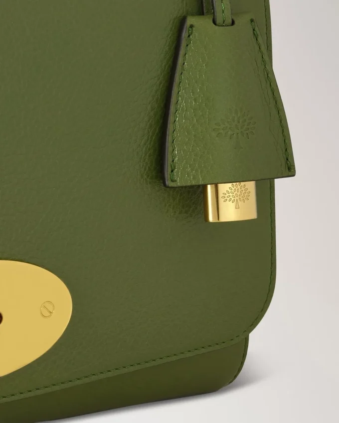 Medium Lily Fern High Shine Leather Women