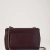 Medium Lily Oxblood High Shine Leather Women