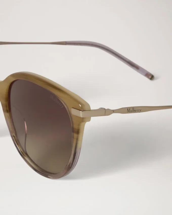 Megan Sunglasses Blonde Horn Bio Acetate Women