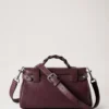 Mini Alexa Black Cherry Small Classic Grain Women