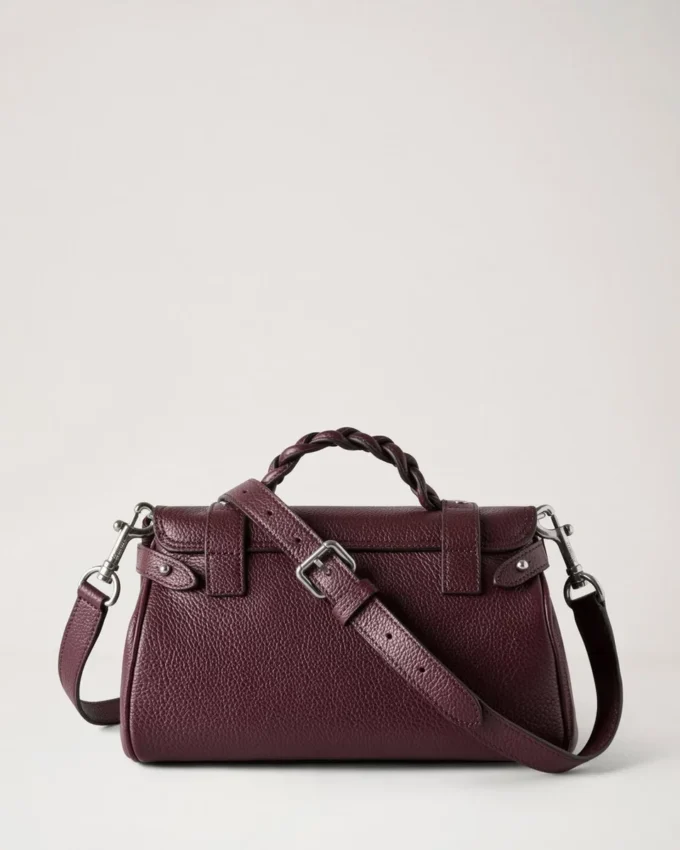 Mini Alexa Black Cherry Small Classic Grain Women