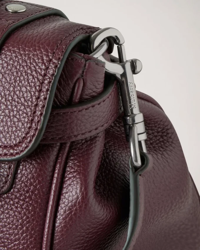 Mini Alexa Black Cherry Small Classic Grain Women