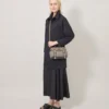 Mini Alexa Cashmere Taupe Heavy Grain Women