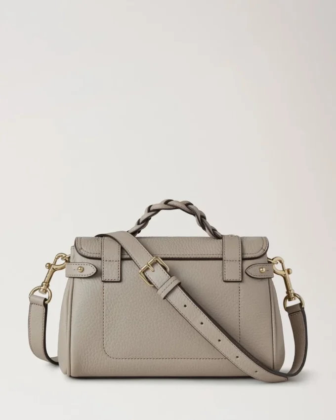 Mini Alexa Cashmere Taupe Heavy Grain Women