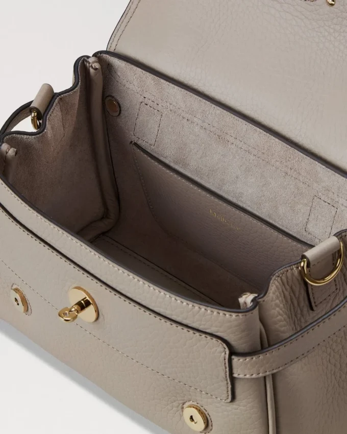 Mini Alexa Cashmere Taupe Heavy Grain Women