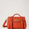 Mini Alexa Coral Orange Heavy Grain Women