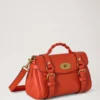 Mini Alexa Coral Orange Heavy Grain Women