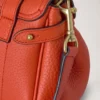 Mini Alexa Coral Orange Heavy Grain Women