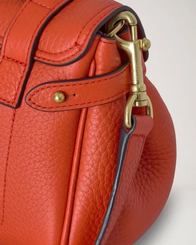 Mini Alexa Coral Orange Heavy Grain Women