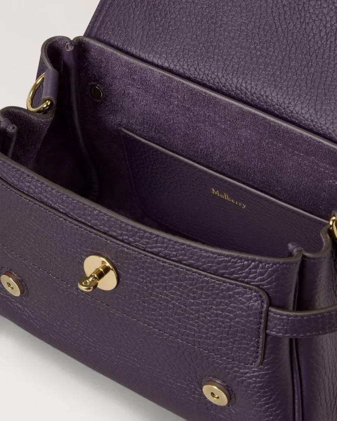 Mini Alexa Deep Aubergine Heavy Grain Women