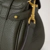 Mini Alexa Juniper Green Heavy Grain Top Handle Bags