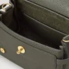 Mini Alexa Juniper Green Heavy Grain Top Handle Bags