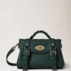 Mini Alexa Mulberry Green Heavy Grain Women