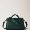 Mini Alexa Mulberry Green Heavy Grain Women