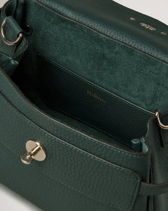 Mini Alexa Mulberry Green Heavy Grain Women