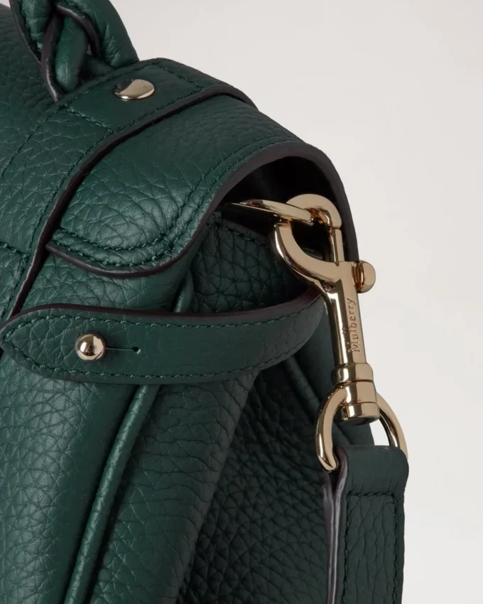 Mini Alexa Mulberry Green Heavy Grain Women