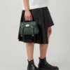 Mini Alexa Mulberry Green Heavy Grain Women