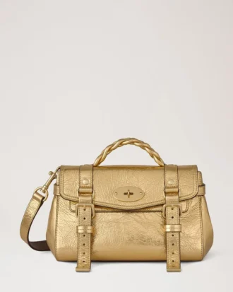 Mini Alexa Somerset Gold Grainy Metallic Women