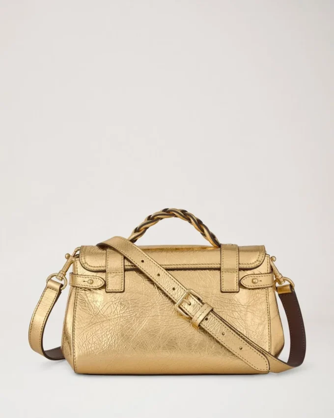 Mini Alexa Somerset Gold Grainy Metallic Women