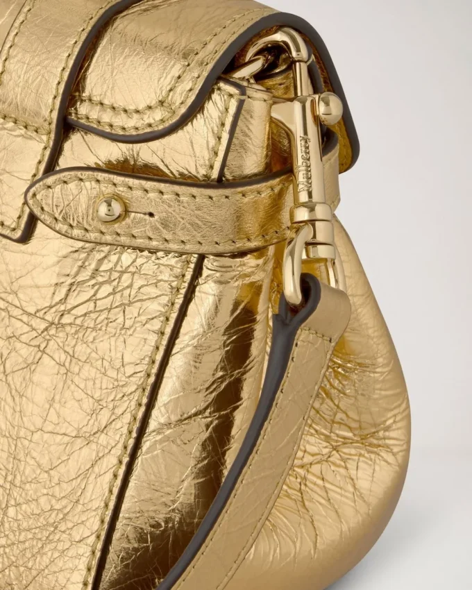 Mini Alexa Somerset Gold Grainy Metallic Women