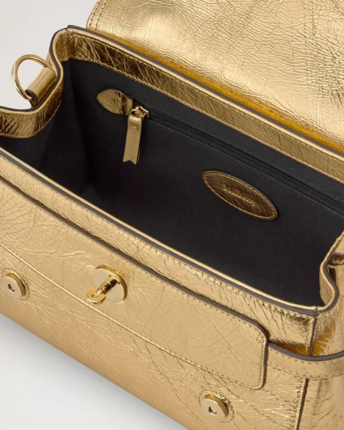 Mini Alexa Somerset Gold Grainy Metallic Women