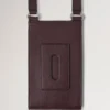 Mini Antony Black Cherry Small Classic Grain Women