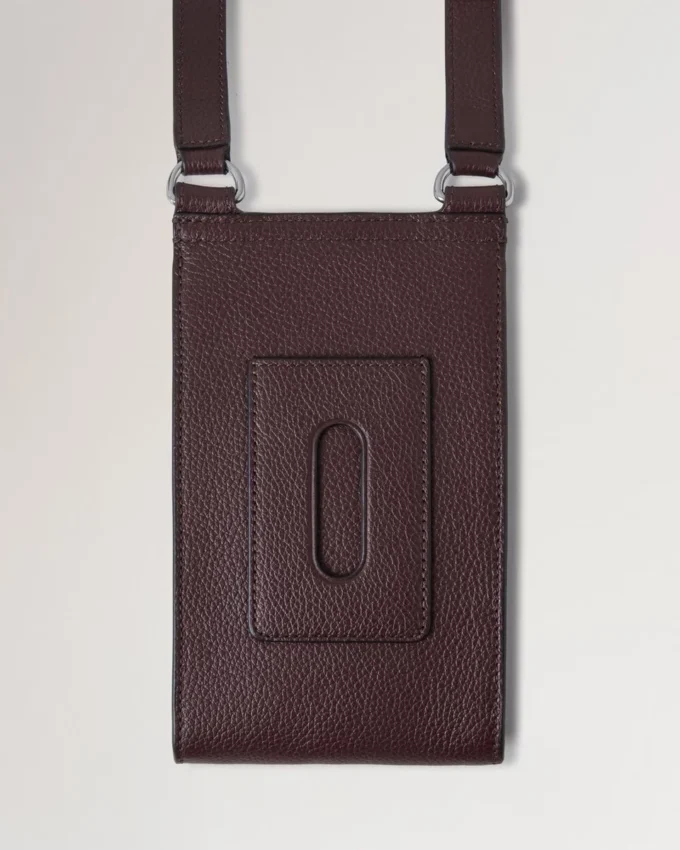 Mini Antony Black Cherry Small Classic Grain Women