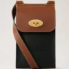 Mini Antony Black & Cognac Bioveg Scotchgrain & Flat Calf
