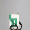 Mini Antony Pre-Loved  Lawn Green, White & Mulberry Green Small Classic Grain