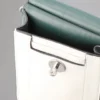 Mini Antony Pre-Loved  Lawn Green, White & Mulberry Green Small Classic Grain