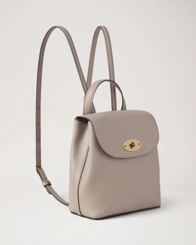Mini Bayswater Backpack Cashmere Taupe Small Classic Grain