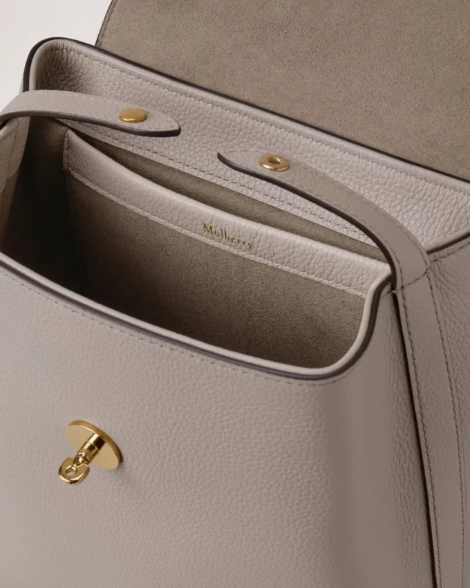 Mini Bayswater Backpack Cashmere Taupe Small Classic Grain