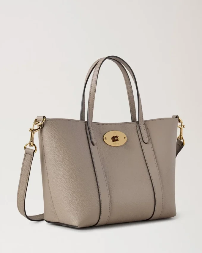 Mini Bayswater Tote Cashmere Taupe Small Classic Grain