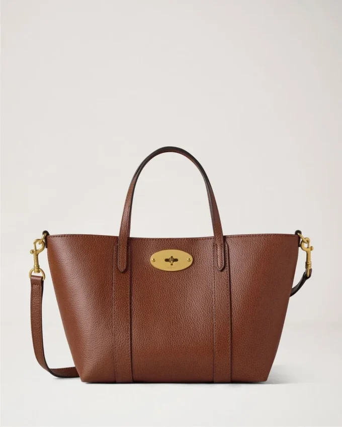 Mini Bayswater Tote Oak Two-Tone Small Classic Grain